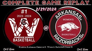 1 South Carolina Gamecocks Womens Basketball vs Arkansas Womens Basketball  22924 FULL GAME [upl. by Amerigo]