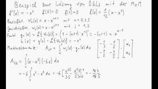 Beispiel zur Lösung von Differentialgleichungen mit der Momentenmethode [upl. by Deragon]