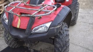 How to find the Vin number on Honda ATV [upl. by Gnilyarg]