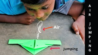 How To Make Paper Jumping Frog  Air Jumping Frog  Tutorial  Make7 [upl. by Nylirej]