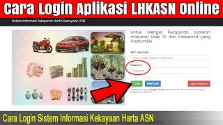 Cara Login Aplikasi LHKASN Online [upl. by Eal]