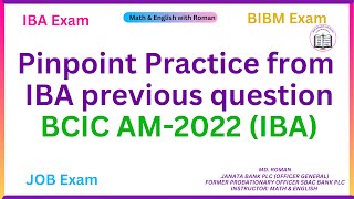 Pinpoint Practice from IBA previous question [upl. by Currey658]