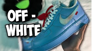 OFFWHITE AIR FORCE 1 “MCA” Shoe Review  On Feet Outfit [upl. by Brick]