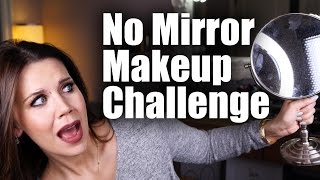 NO MIRROR MAKEUP CHALLENGE  Tati [upl. by Otsirc]