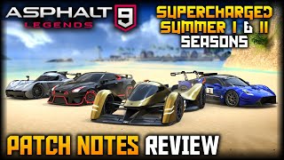 New Season Patch Notes  The Acceleration Update Asphalt 9 [upl. by Ellatsyrc]