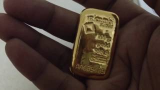 ThinkVesting Valcambi Suisse Gold Cast Bar 100 grams [upl. by Bryana888]