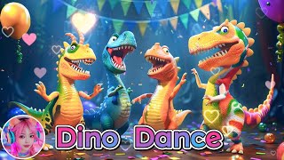 Dino Dance Party Animation  Preschool Animal Kids Song  Fun with Our Adorable Animal Friends [upl. by Karas]