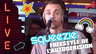 Squeezie fait un freestyle chez Guillaume Radio sur NRJ [upl. by Pacorro]