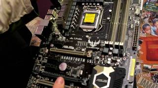 ASUS Sabertooth 55i TUF P55 Motherboard Unboxing Linus Tech Tips [upl. by Jase482]