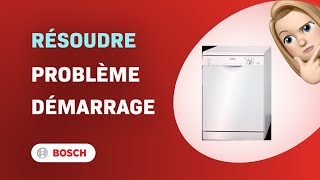 Comment résoudre le problème de démarrage et darrêt du lavevaisselle Bosch Serie 2 AquaStop [upl. by Ocer]