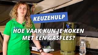 Hoe vaak kun je koken op de camping met een gasfles  Obelink [upl. by Ridinger]