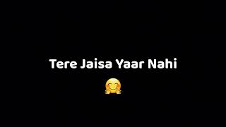 Yaariyan  Billa Sonipat Aala  Black Background Lyrics Whatsapp Status  New Haryanvi Song Moni08 [upl. by Swan485]