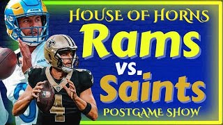 Rams vs Saints recap Kyren Williams Puka Nacua help LA keep playoff hopes alive [upl. by Ahseket]