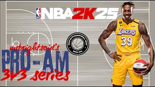 NBA 2k25 Gameplay ProAm 3v3 Episode 39 [upl. by Gerrie88]