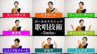 【ボイトレ】歌唱テクニックの全てをそこに置いてきた。【あなたは何個できますか？】 [upl. by Ohl]