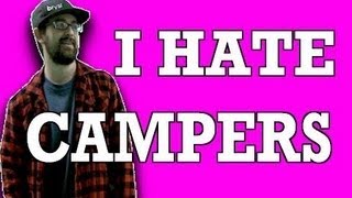 I HATE CAMPERS  RAP SONG WITH LYRICS [upl. by Nanji]