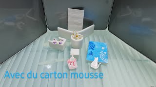 Scrapbooking quelques techniques avec le carton mousse 😘 [upl. by Caron]