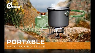 3500W Windproof Camping Gas Stove  Odoland Portable Collapsible Outdoor Camping Stove [upl. by Gates]