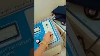 shortwave diathermy swd diathermy machines swd physiotherapy electrotherapy physioshorts [upl. by Belak205]