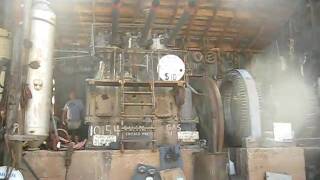 1930 Chicago Pneumatic Power Plant Engine Start and Run [upl. by Errehs]