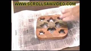 How To Woodworking Scroll Saw Patterns Apply amp Removal [upl. by Ahsemaj]