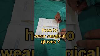 How to wear surgical gloves 🤔 youtube trending trendingshorts music bollywood bollywoodsongs [upl. by Warrenne825]