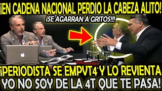 ¡NO SE MIDIO JUAN BECERRA REVIENTA SABROSO A ALITO MORENO SE AGARRAN A GRITOS EN CADENA NACIONAL [upl. by Ynner]