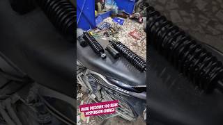 Bajaj discover 100 rear suspension changeautomobile bike bikelover youtube youtubeshorts [upl. by Gnuy]