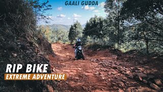 Kyatanmakki Hill Top  RIP Bike  Gaali Gudda Trails [upl. by Yenitirb]