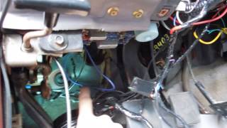 BASIC ALARM INSTALL IN A MAZDA B4000 1994 [upl. by Notlaw]