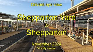 Drivers eye view Shepparton Yard to Shepparton Nov 2024 [upl. by Loughlin]