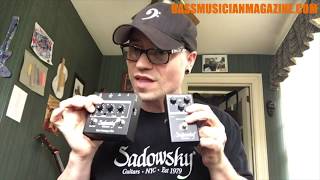 Bass Musician Magazine Reviews Sadowsky PreampDI Pedals SBP 1 amp SBP 2 [upl. by Petromilli157]