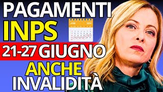 PAGAMENTI INPS GIUGNO – Date Pagamenti NASpi ADI Pensioni Assegno Unico Bonus 100€ [upl. by Estrellita266]