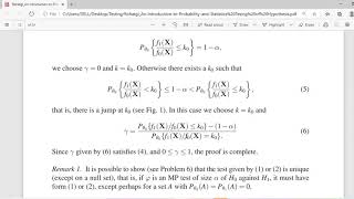 NEYMAN PEARSON LEMMA [upl. by Nuahsyar]