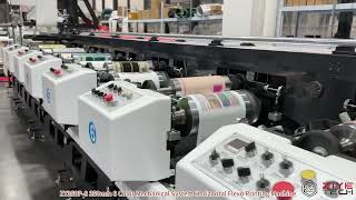 ZY350P8 Petal Drum Type Flexo Printing Machine Testing Mechanical System [upl. by Leeann]