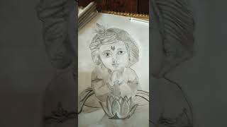 Chote krishna ❤❤drawing krishna life [upl. by Marko]