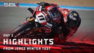 Day 2 HIGHLIGHTS 🚀  WorldSBK Jerez Winter Test [upl. by Benson]