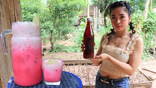 How to make syrup milk recipe with ice [upl. by Hatcher]