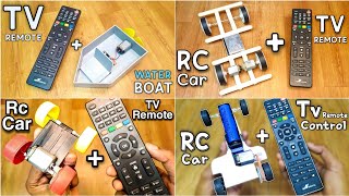 How To Make TV Remote Control Car at Home  TV Remote Control Car kaise banaye [upl. by Icart]