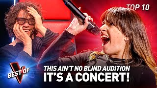 They turned their Blind Audition into a CONCERT on The Voice 💥  Top 10 [upl. by Ztnarf]