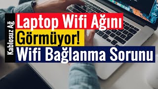 Laptop Wifi Ağını Görmüyor  Wifi Bağlanma Sorunu  \u00100 Çözüm [upl. by Acinemod]