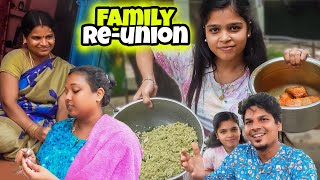 FAMILY REUNION 😭 மீன் அவியல் COOKING with my 3 Annis 😍 [upl. by Hteazile]