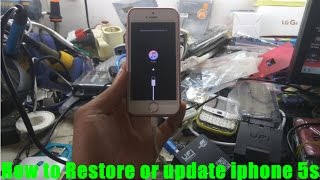 How to Restore or update iphone 5s ios 1021 offline mode with itunes [upl. by Ragen]