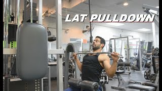 How To Do A Lat Pulldown  For Beginners [upl. by Antebi]