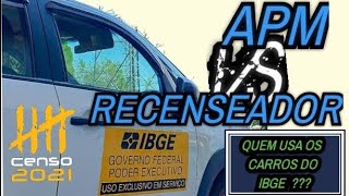 APM DO IBGE vs RECENSEADOR  QUEM PODE USAR O VEÍCULO DO INSTITUTO APM PRECISA de CNH IBGE2021 [upl. by Yevi]