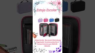 Estojo Box Martelasse Organizador Jumbo Box 2 Compartimentos R2390  R3490 Na descrição [upl. by Paine513]