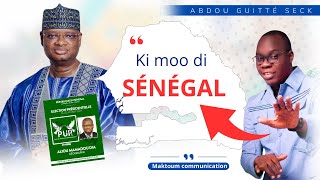 Paroles  Lyrics Abdou Guitté Seck Chante AMD quotKi Moo di Sénégal bokku nga Thia [upl. by Anait]