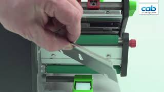 cab SQUIX tutorial Changing dispense plate  Spendekante wechseln [upl. by Onit]