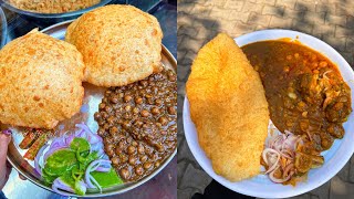 Ye wale Chole Bhature life me ek baar try zarur karna 😍😋 Goli ki speed se bikte he ye [upl. by Londoner]