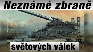 Top 10 Neznámé zbraně ze světových válek [upl. by Merow]